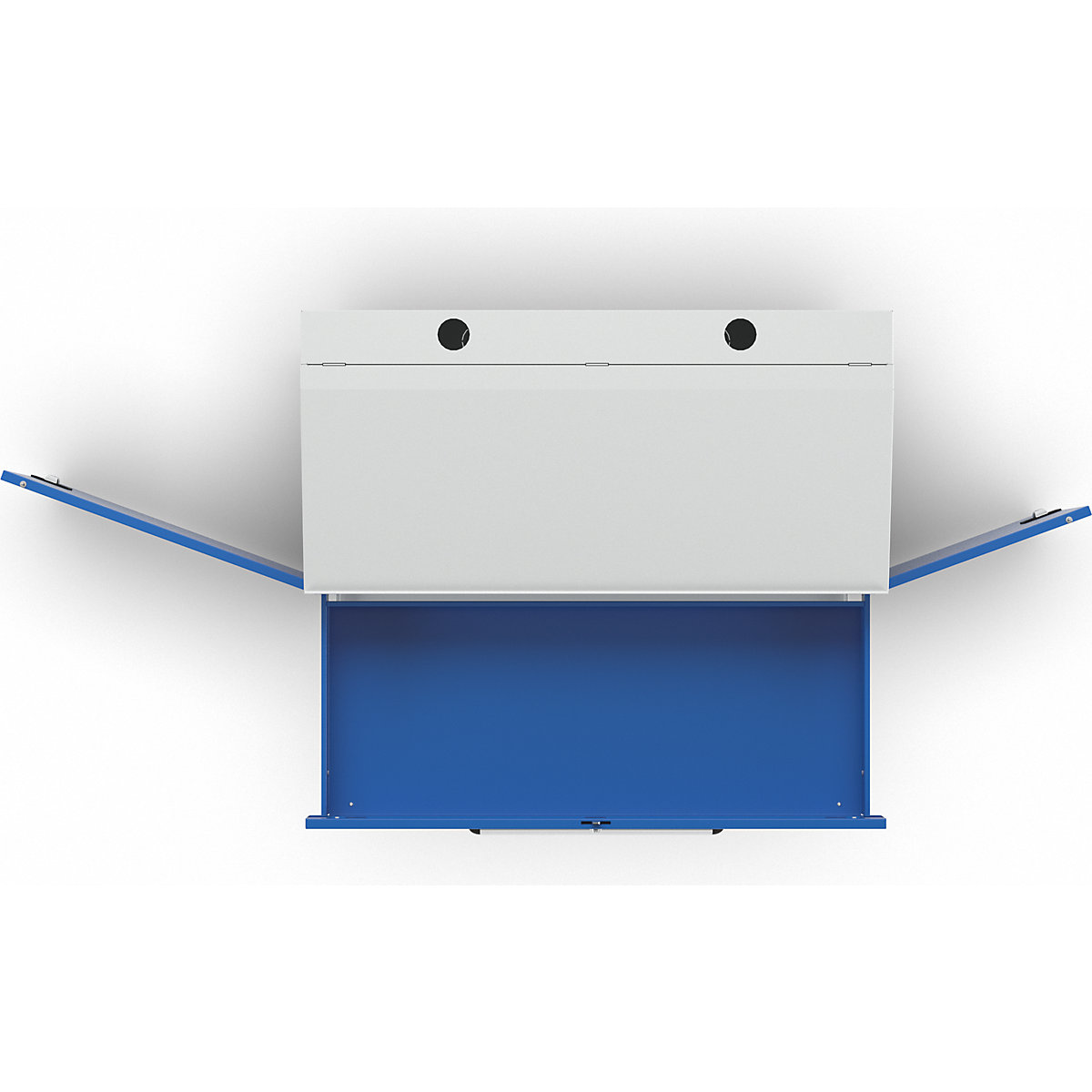 Industrial pedestal desk – RAU (Product illustration 22)-21