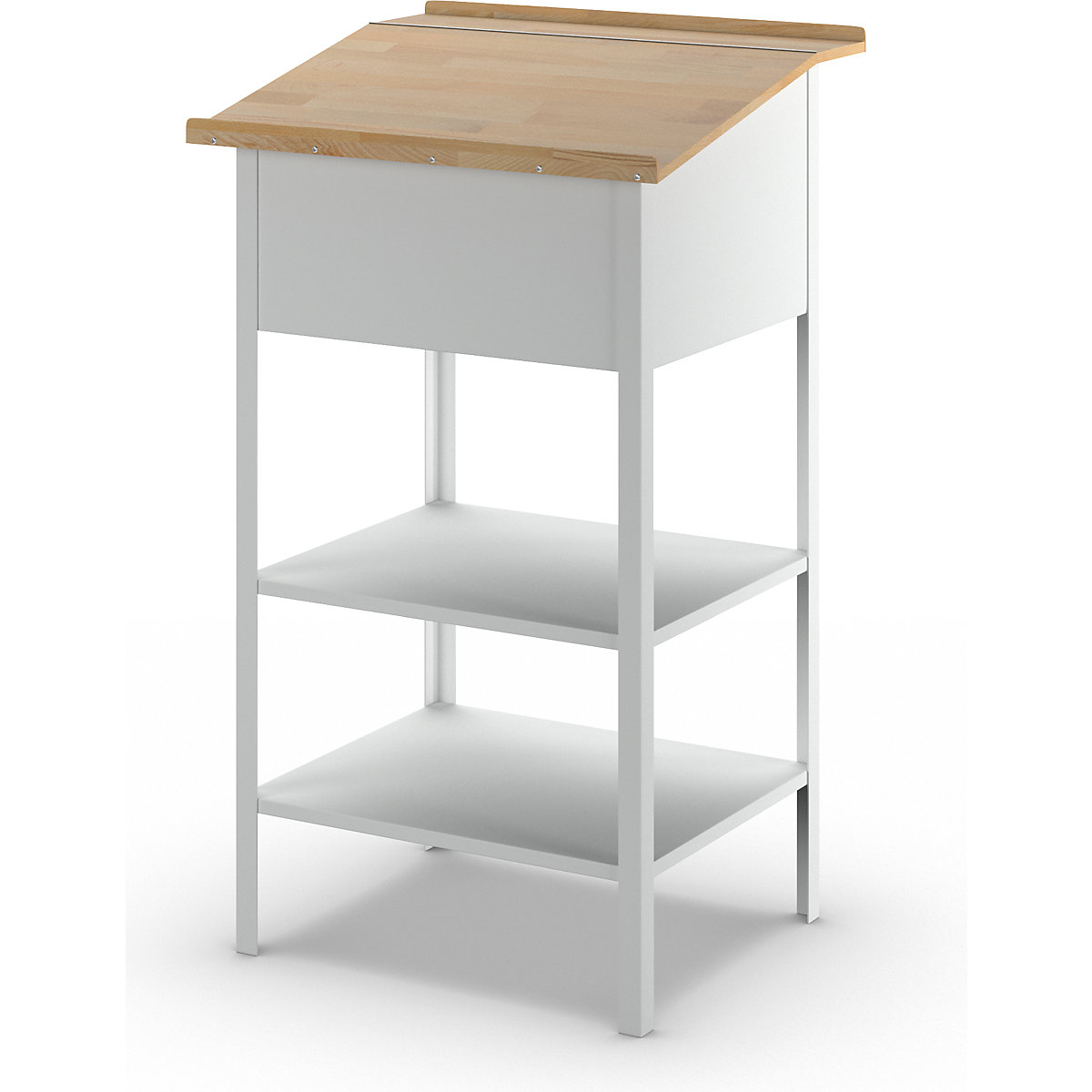 Industrial pedestal desk – Pavoy (Product illustration 8)-7