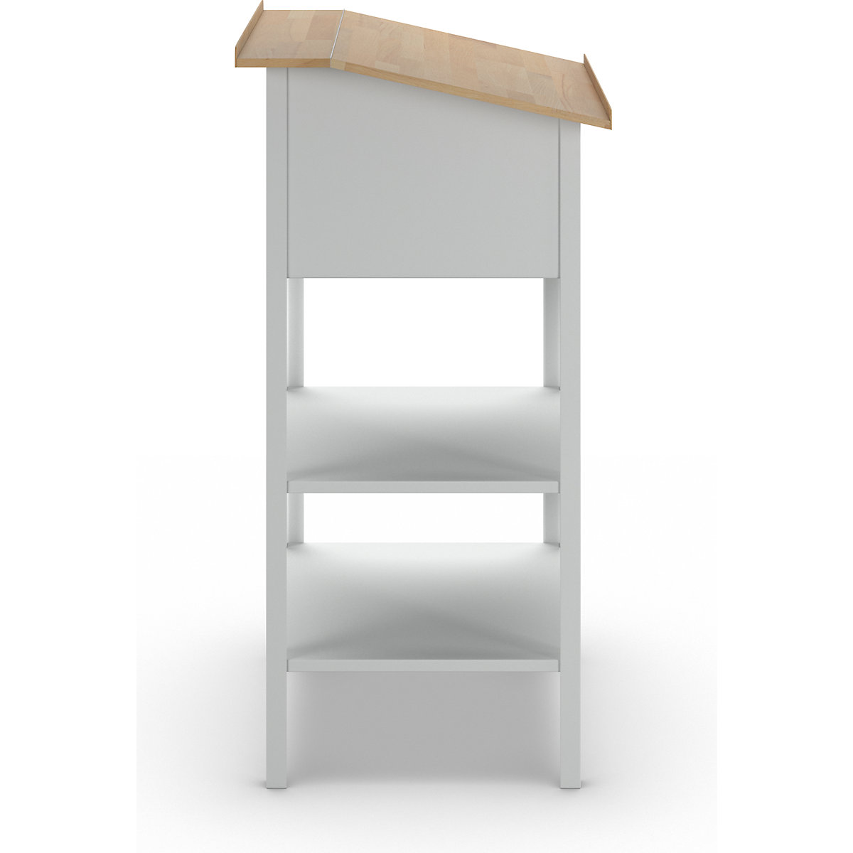 Industrial pedestal desk – Pavoy (Product illustration 6)-5