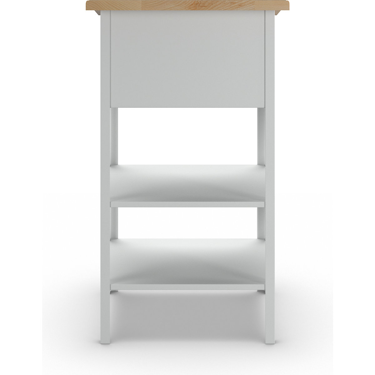 Industrial pedestal desk – Pavoy (Product illustration 9)-8