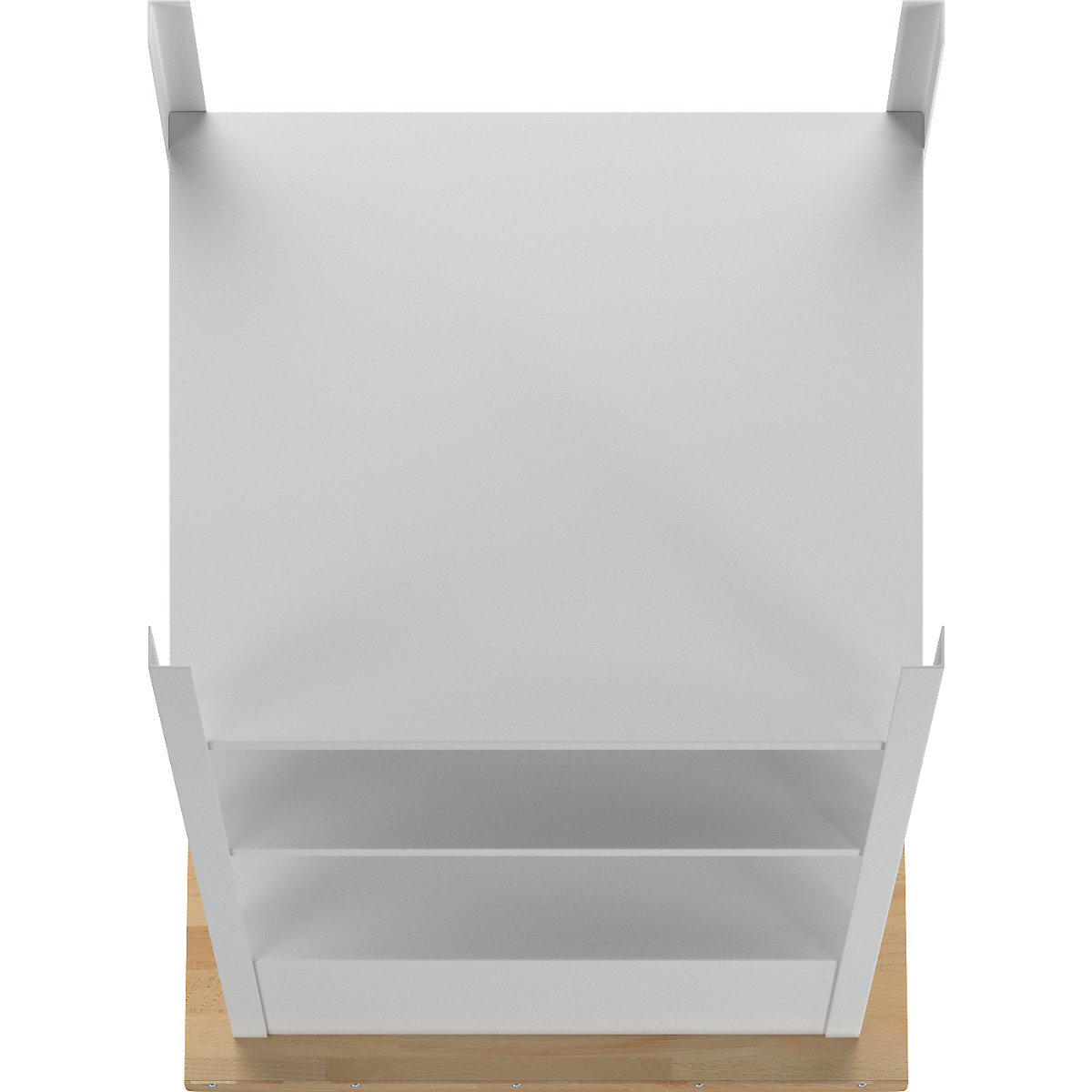 Industrial pedestal desk – Pavoy (Product illustration 3)-2