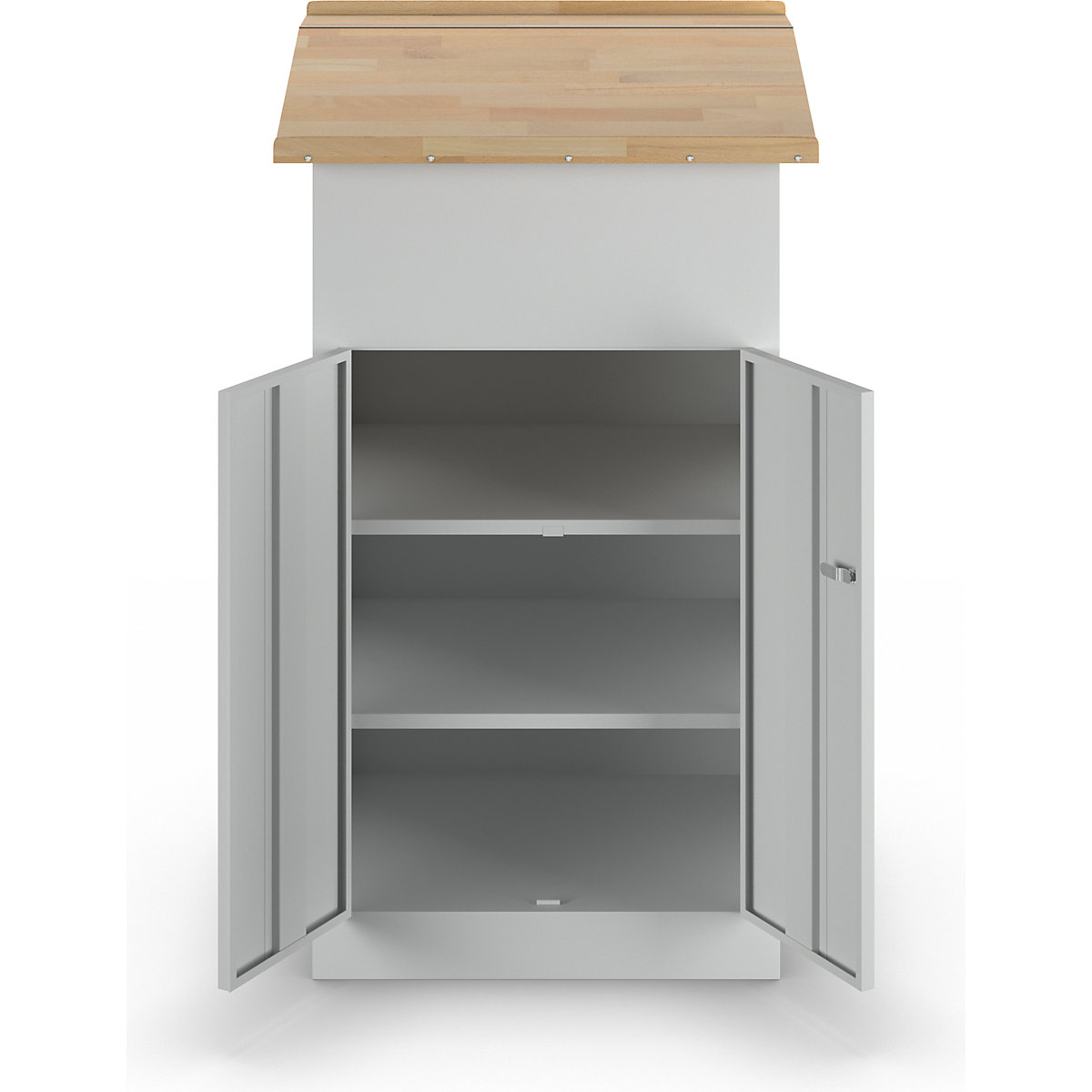 Industrial pedestal desk – Pavoy (Product illustration 8)-7
