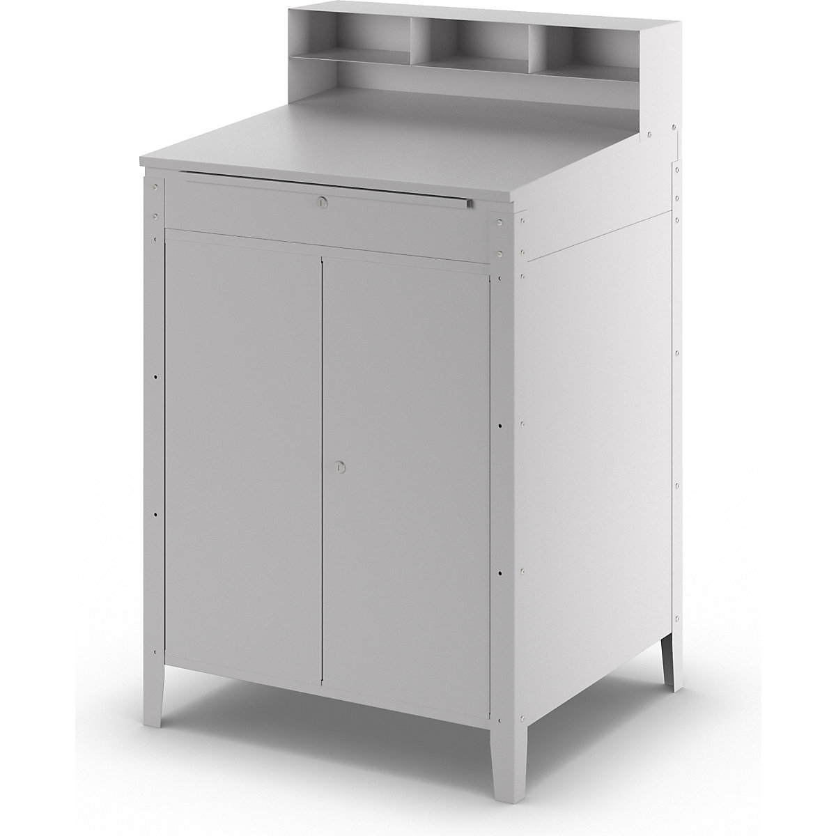 Pedestal desk with sorting compartments (Product illustration 17)-16