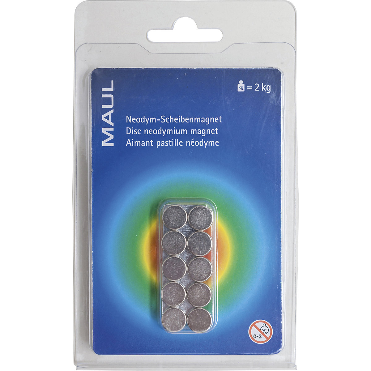 Magnes neodymowy płytkowy – MAUL (Zdjęcie produktu 2)-1