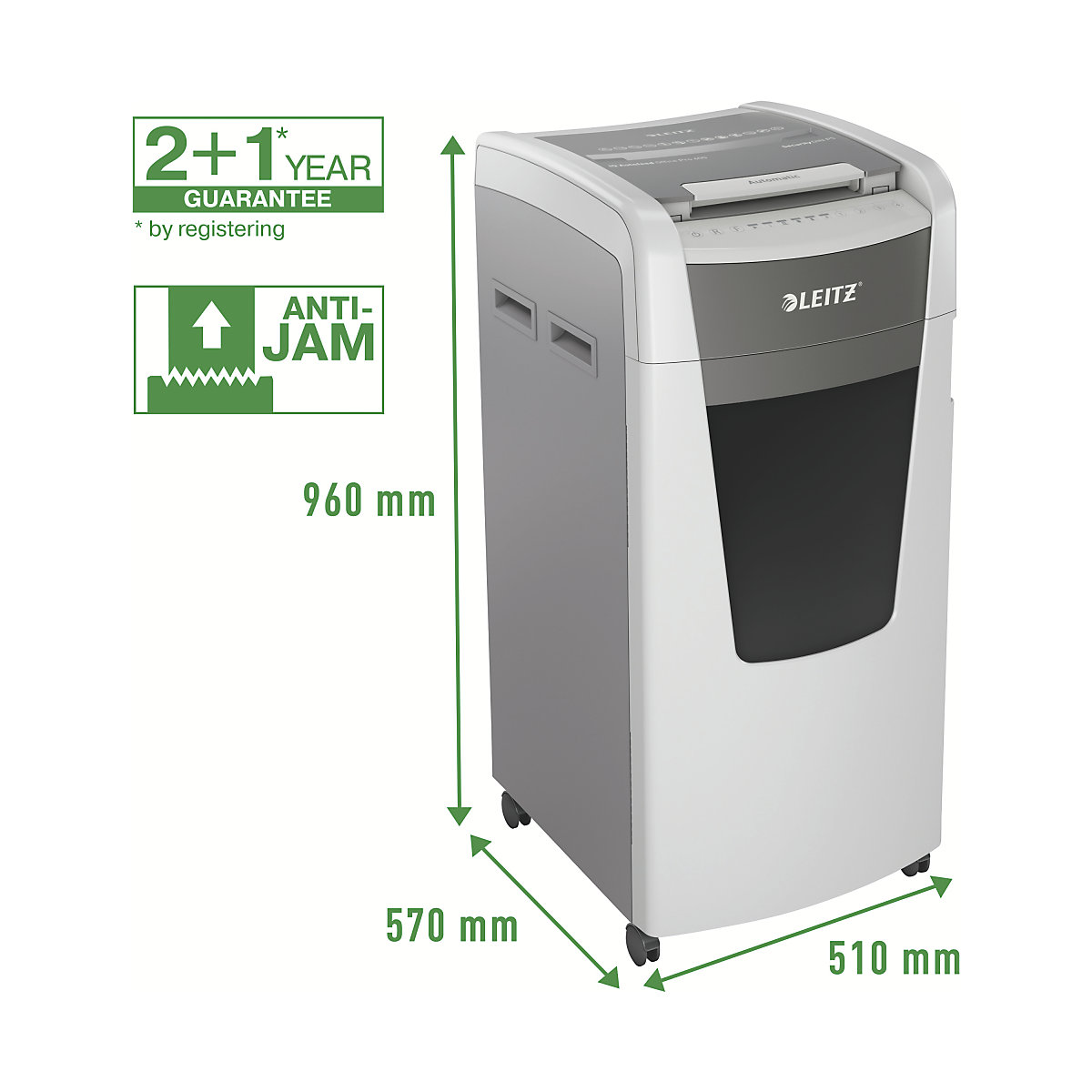 Niszczarka dokumentów IQ Autofeed Office 600 – Leitz (Zdjęcie produktu 6)-5