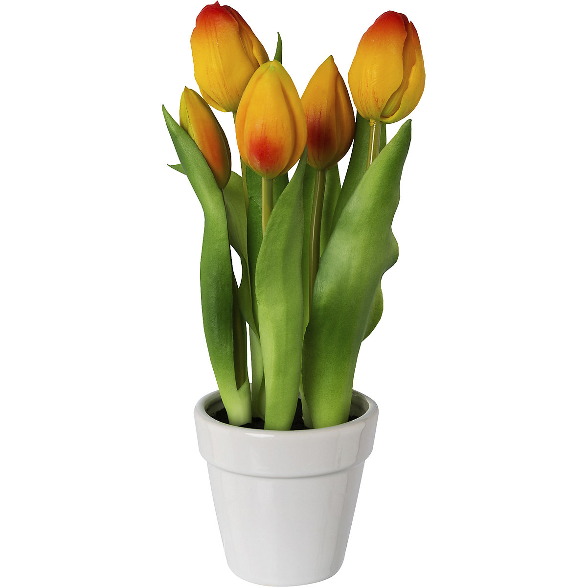 Tulipany, real touch, w ceramicznej doniczce (Zdjęcie produktu 8)-7