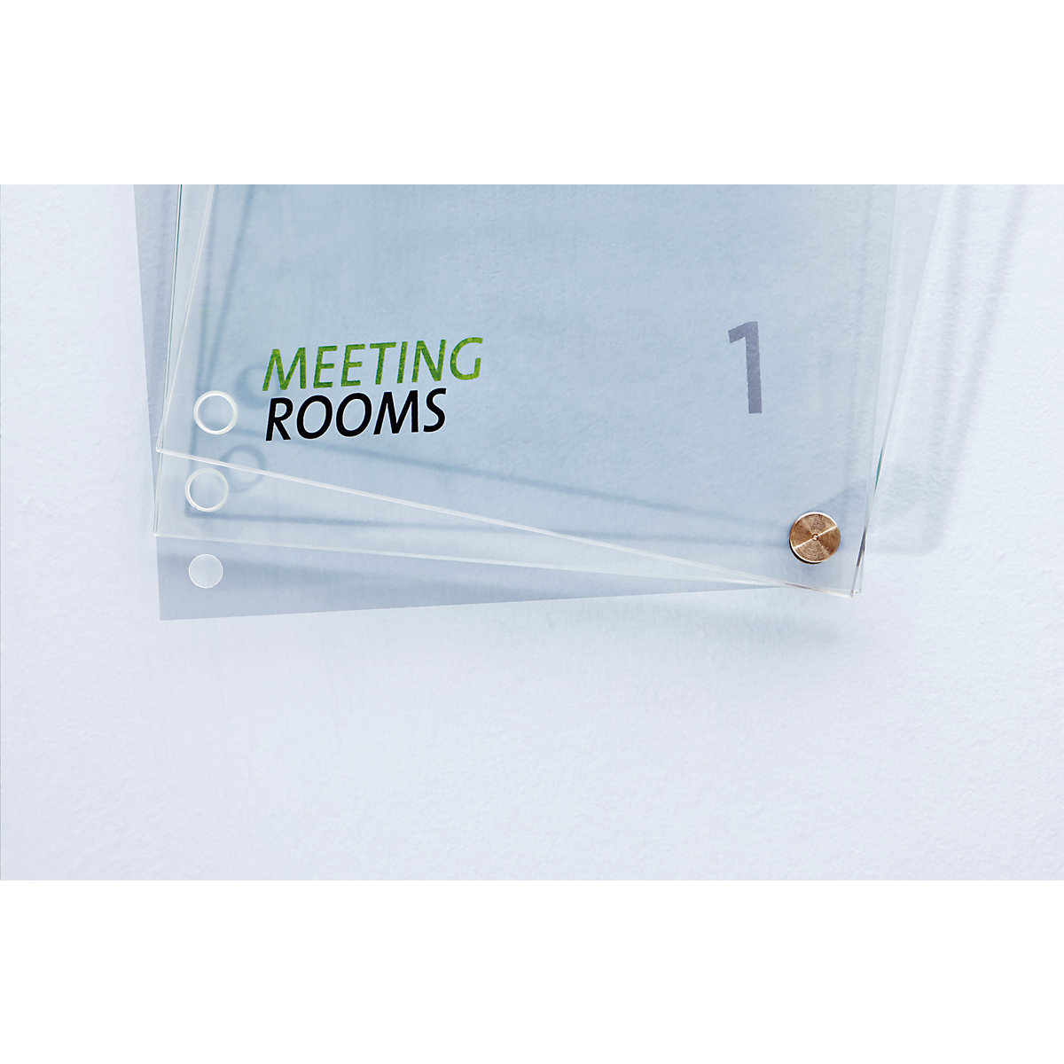 Tabliczka na drzwi, z bezpiecznego szkła hartowanego ESG (Zdjęcie produktu 3)-2
