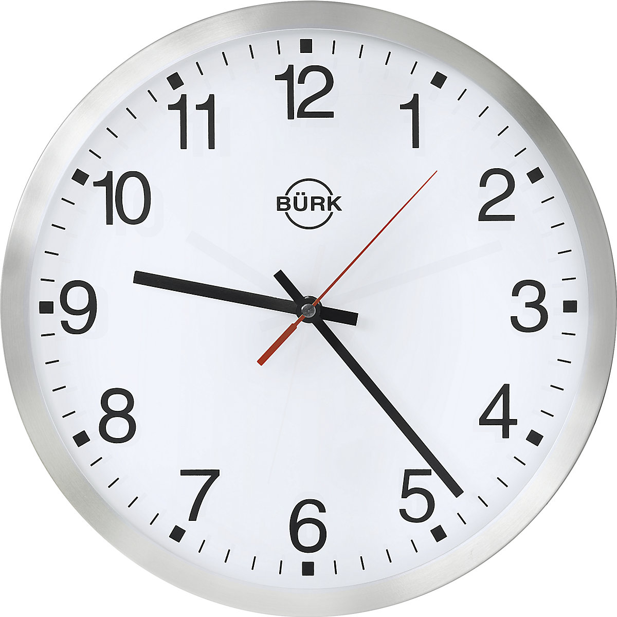 Zegar ścienny z aluminium, Ø 300 mm