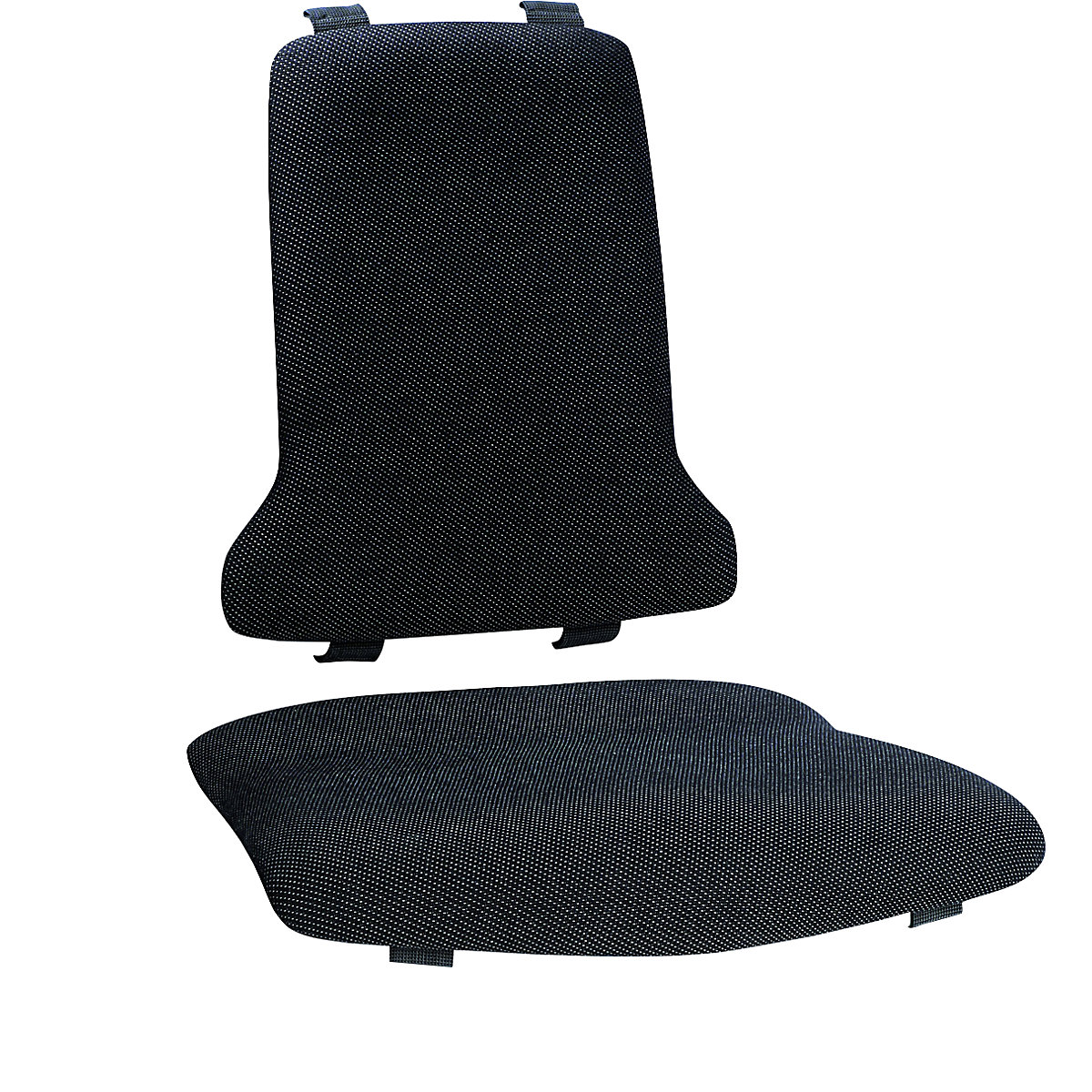 bimos – Obicie, wersja standardowa, po 1 obiciu na siedzisko i oparcie, obicie tekstylne, czarny