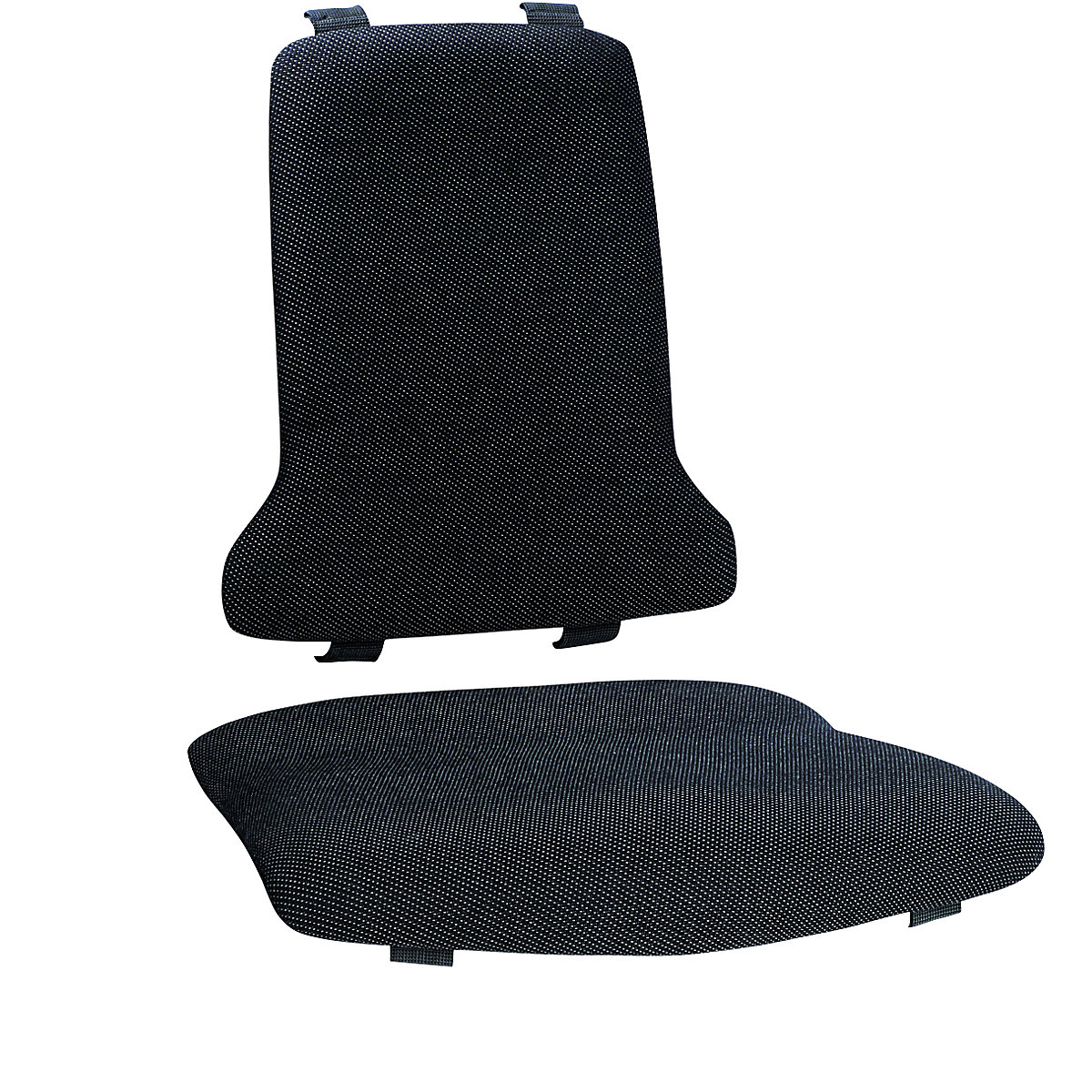 bimos – Obicie, wersja ESD, po 1 obiciu na siedzisko i oparcie, obicie materiałowe, czarny