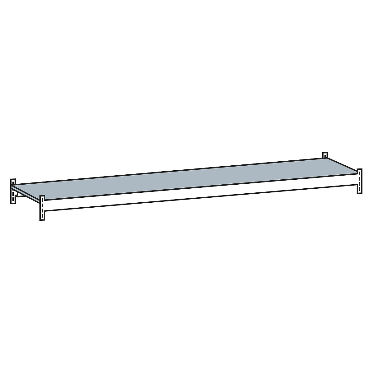 Dodatkowy poziom z półką ze stali – SCHULTE
