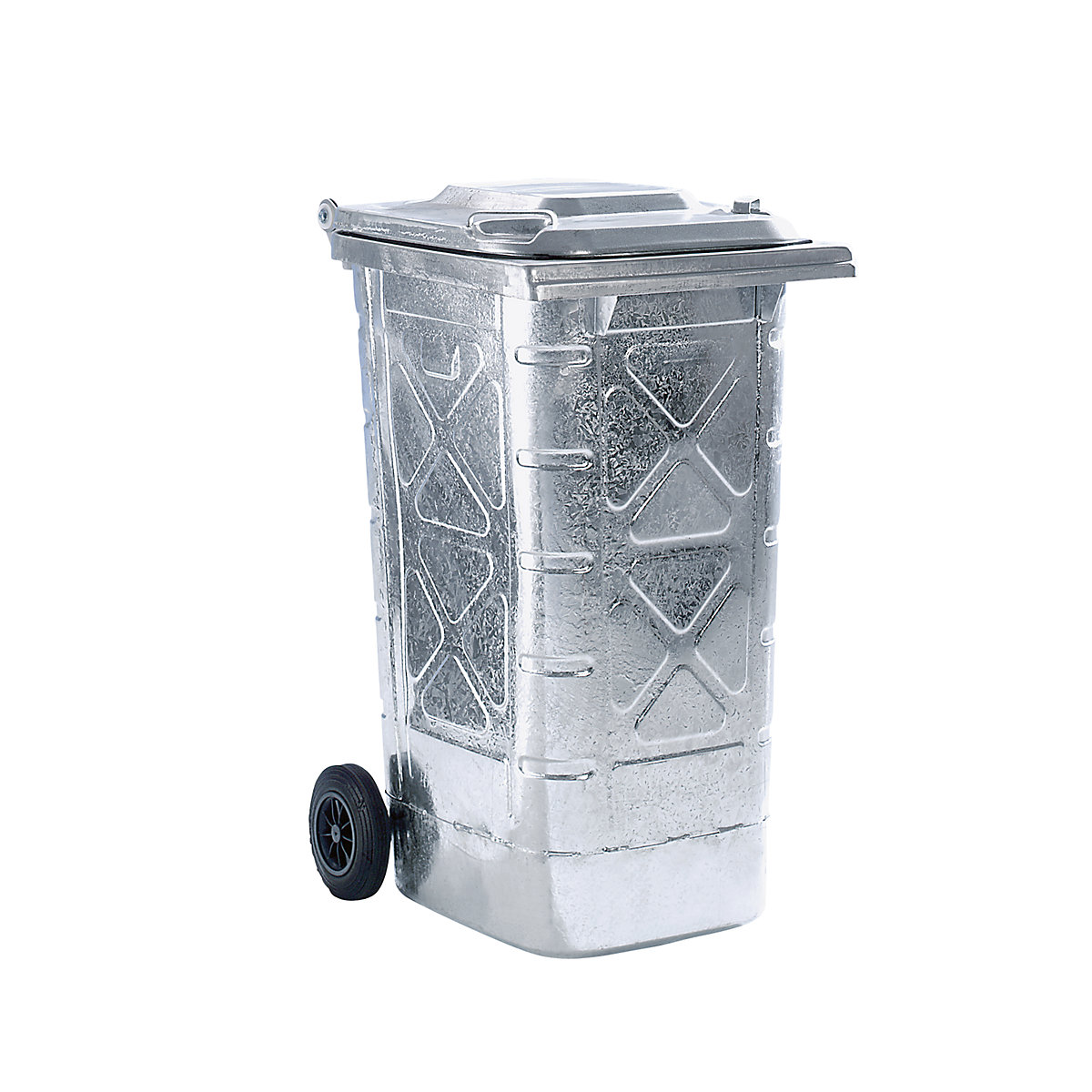 Pojemnik na odpady z blachy stalowej, DIN EN 840