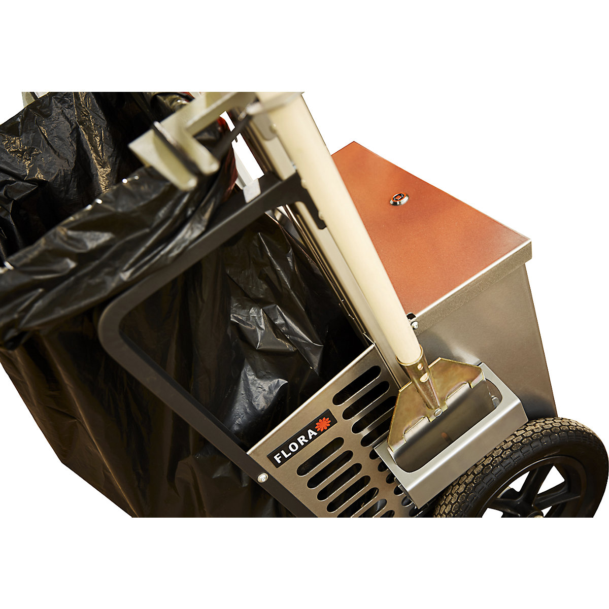 Wózek do zbierania odpadów Picobello Mini – FLORA (Zdjęcie produktu 13)-12