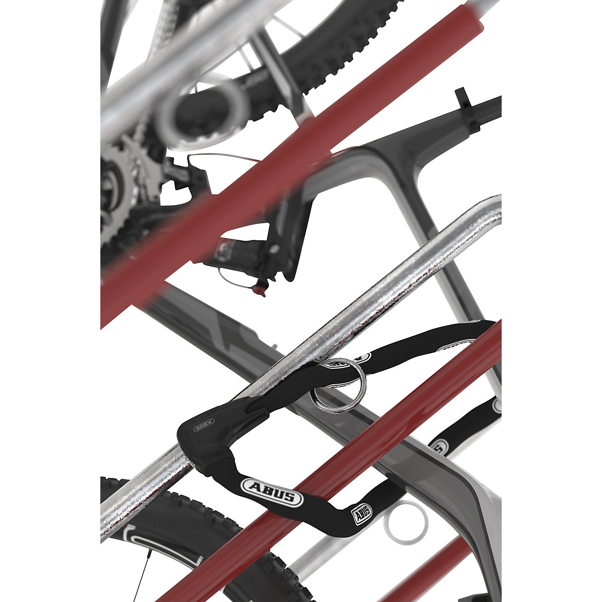 Stojak na rower, z pałąkiem do opierania (Zdjęcie produktu 4)-3