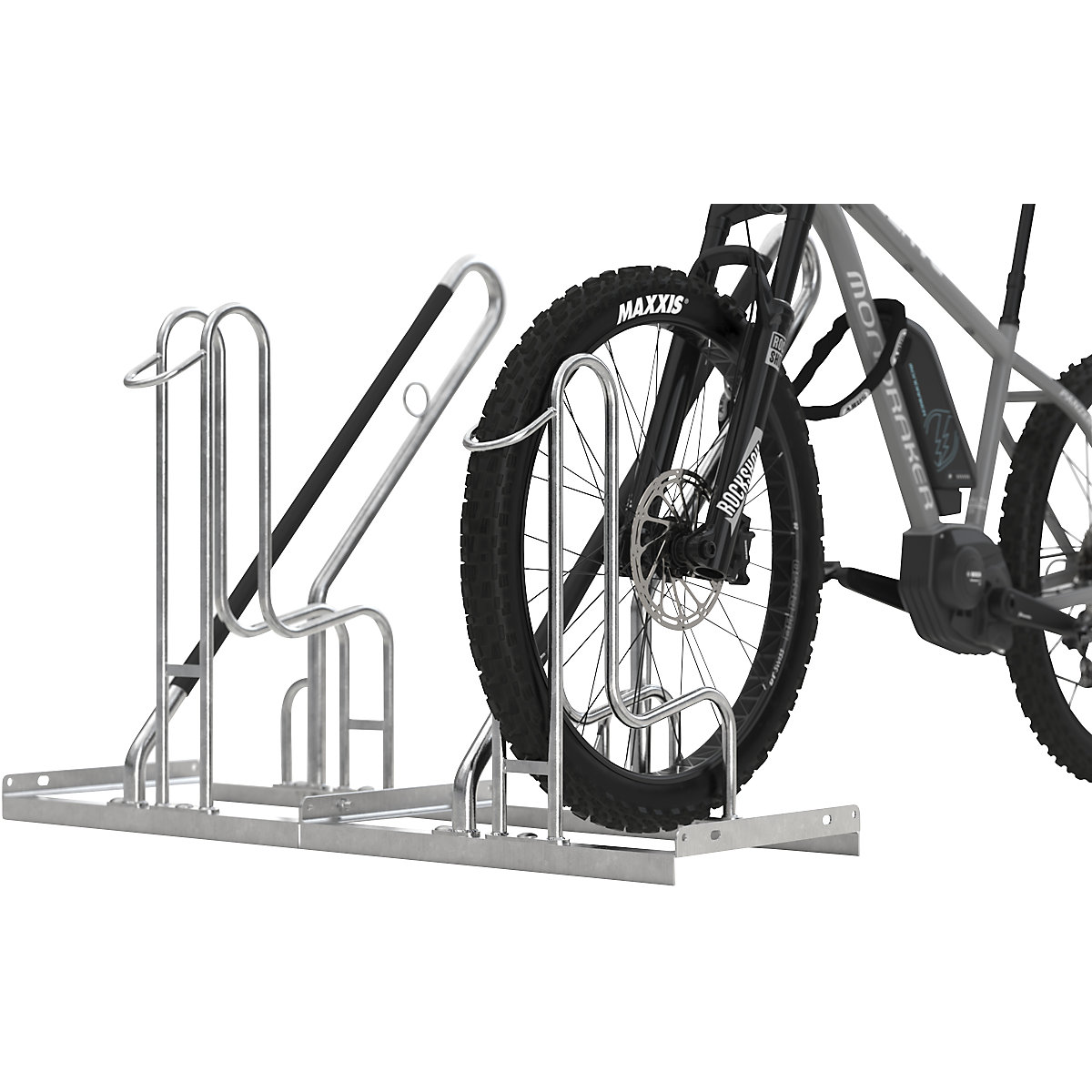 Stojak na rower, z pałąkiem do opierania (Zdjęcie produktu 3)-2