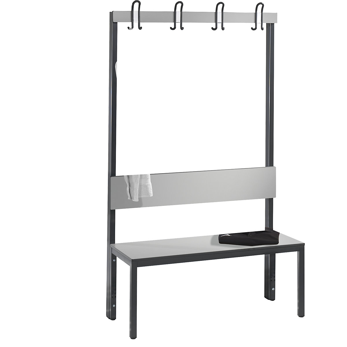 Ławka do szatni COMFORT, jednostronna – C+P (Zdjęcie produktu 2)-1