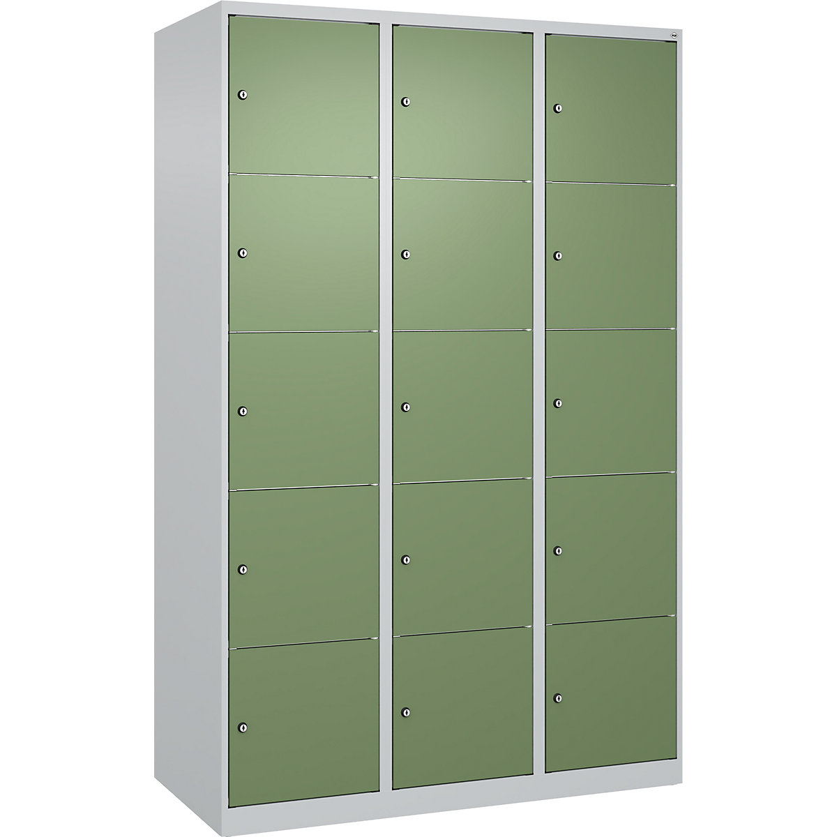 Szafka ze schowkami Classic PLUS, 5 schowków na przedział – C+P (Zdjęcie produktu 2)-1