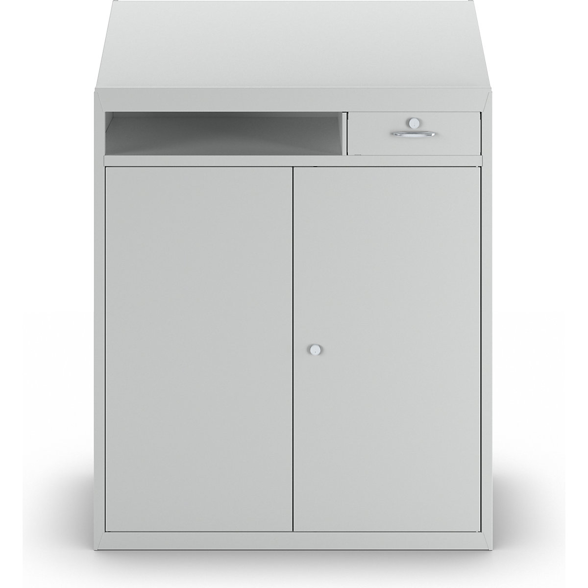 Szafa na narzędzia z pulpitem do pisania – eurokraft basic (Zdjęcie produktu 4)-3