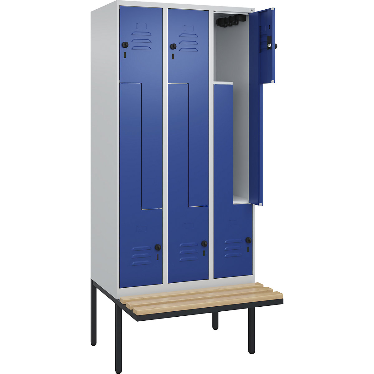 Z-skříňka Classic PLUS s lavicí &ndash; C+P