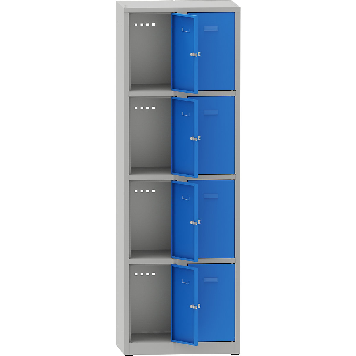 Čtyřnásobná skříň s uzamykatelnými boxy Lysa