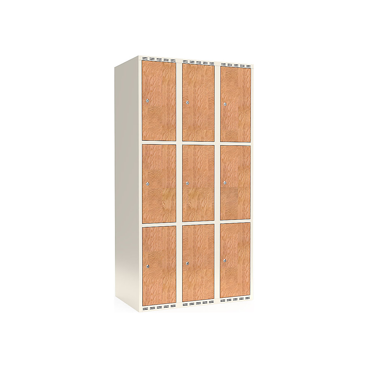 Trojitá skříň s uzamykatelnými boxy Fydor, HPL