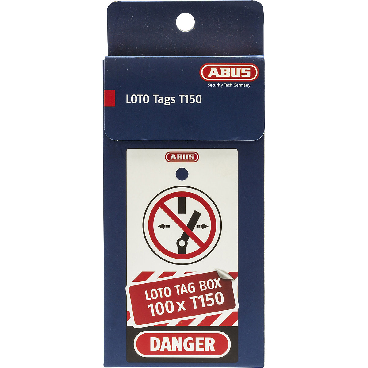 Výstražný závesný štítok LOTO T100 – ABUS (Zobrazenie produktu 2)-1