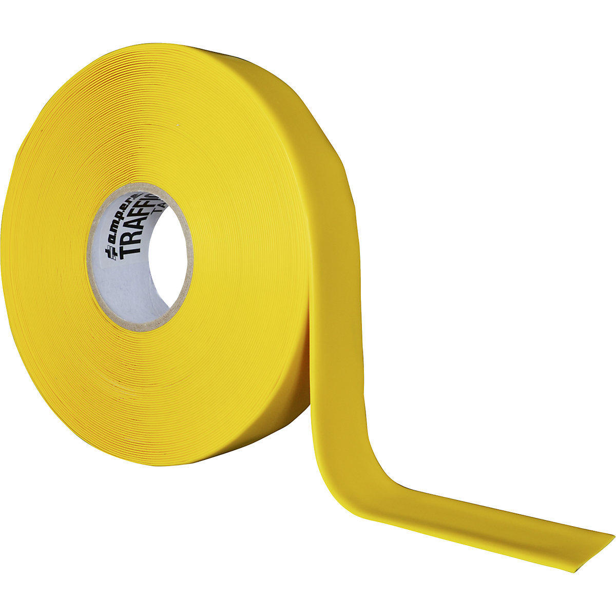 Podlahový značkovací pás, extra silný – Ampere, šírka 50 mm, žltá-4