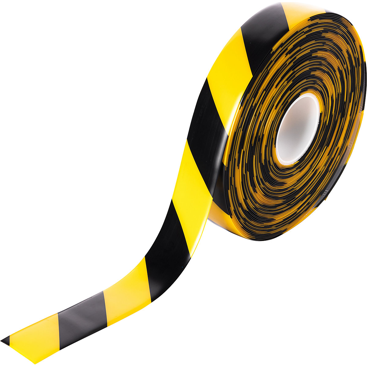 Podlahový značkovací pás, extra silný – Ampere, šírka 50 mm, žltá/čierna-5