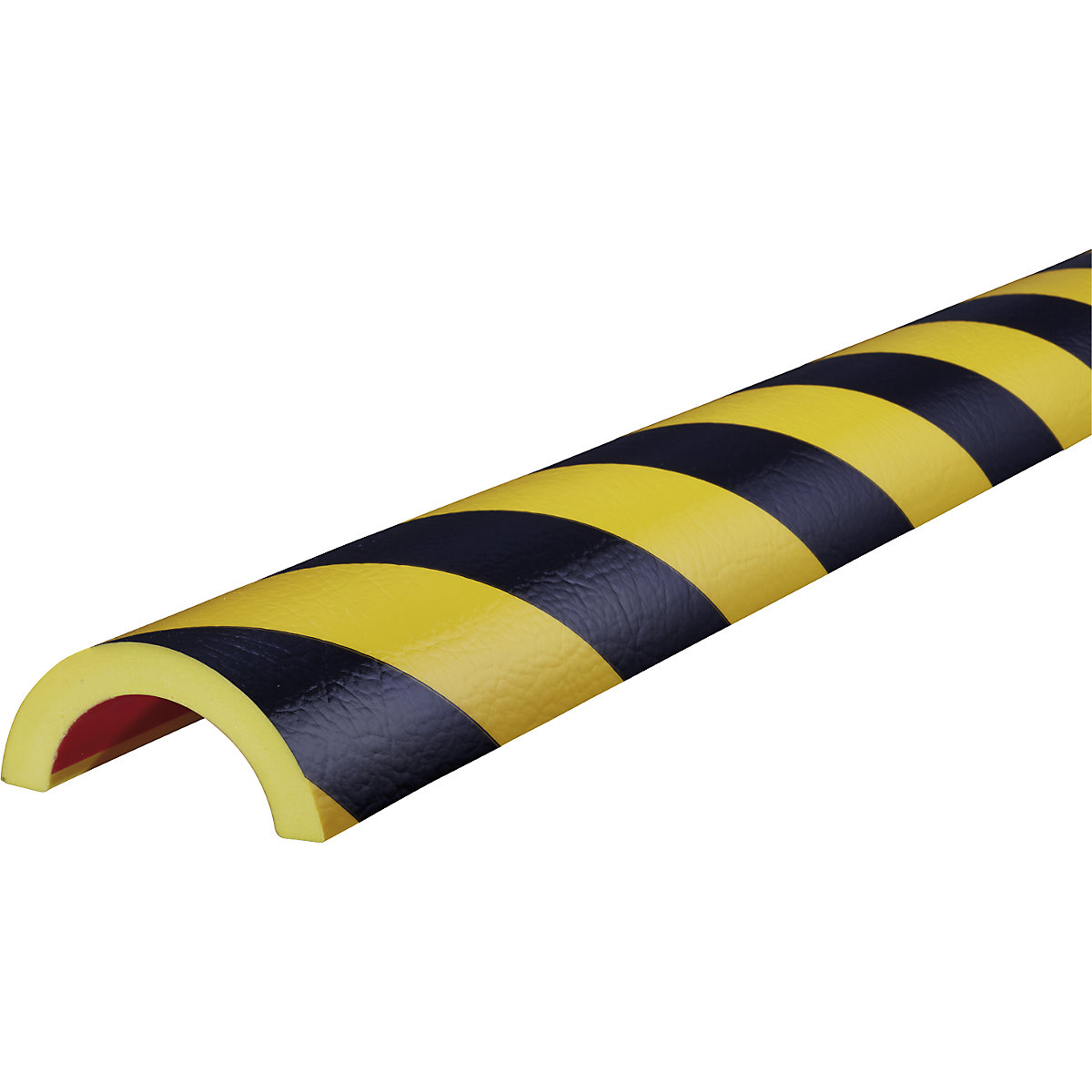 Ochrana trubek Knuffi® – SHG, typ R50, kus 1 m, černá / žlutá-11