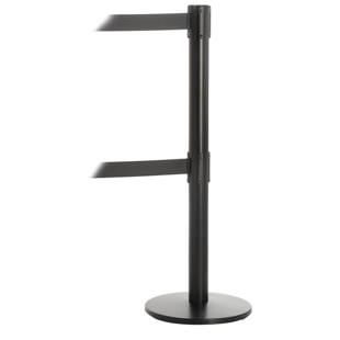 Zahrazovací sloupek se 2 popruhy