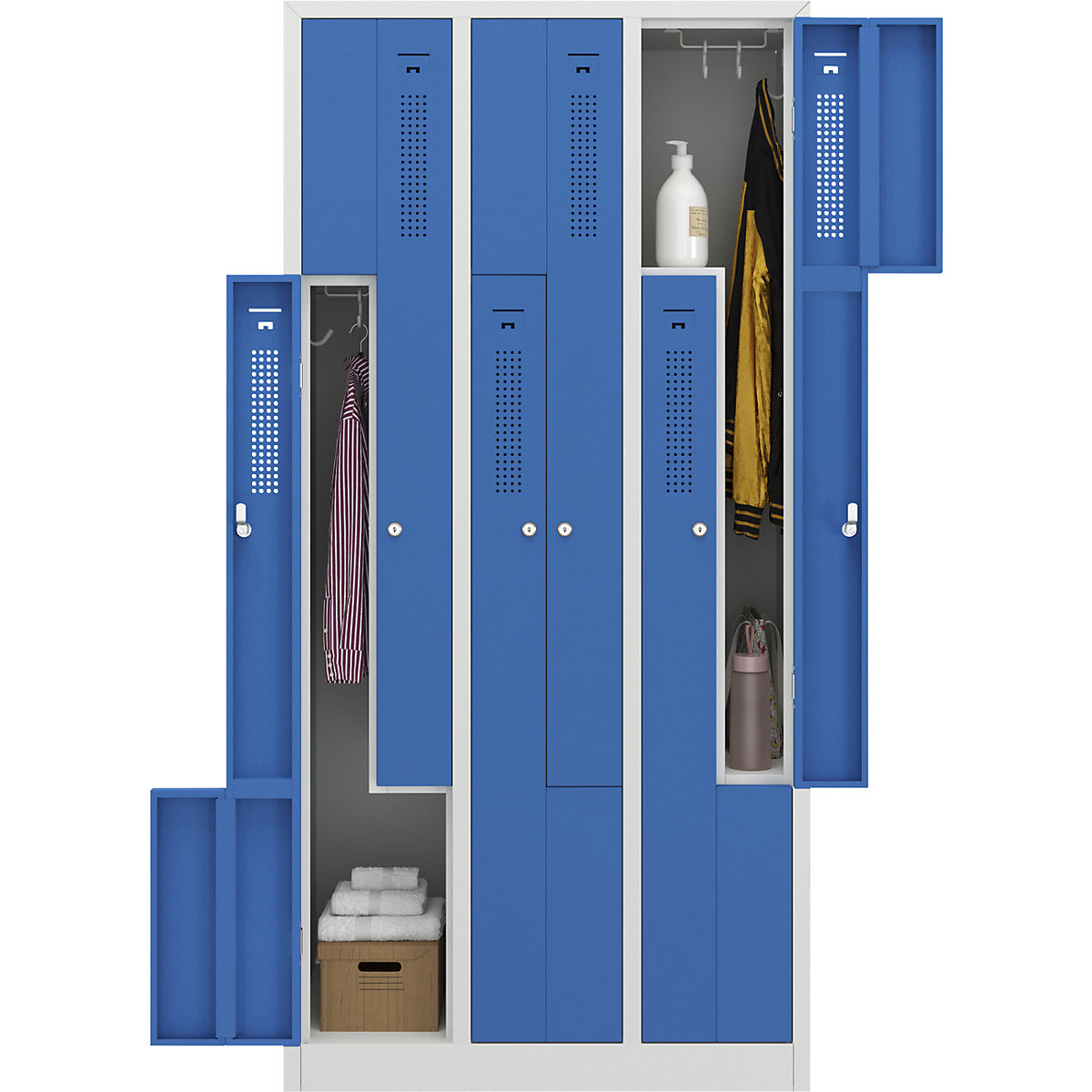 Úzka skrinka Z Amsterdam – eurokraft basic (Zobrazenie produktu 4)-3