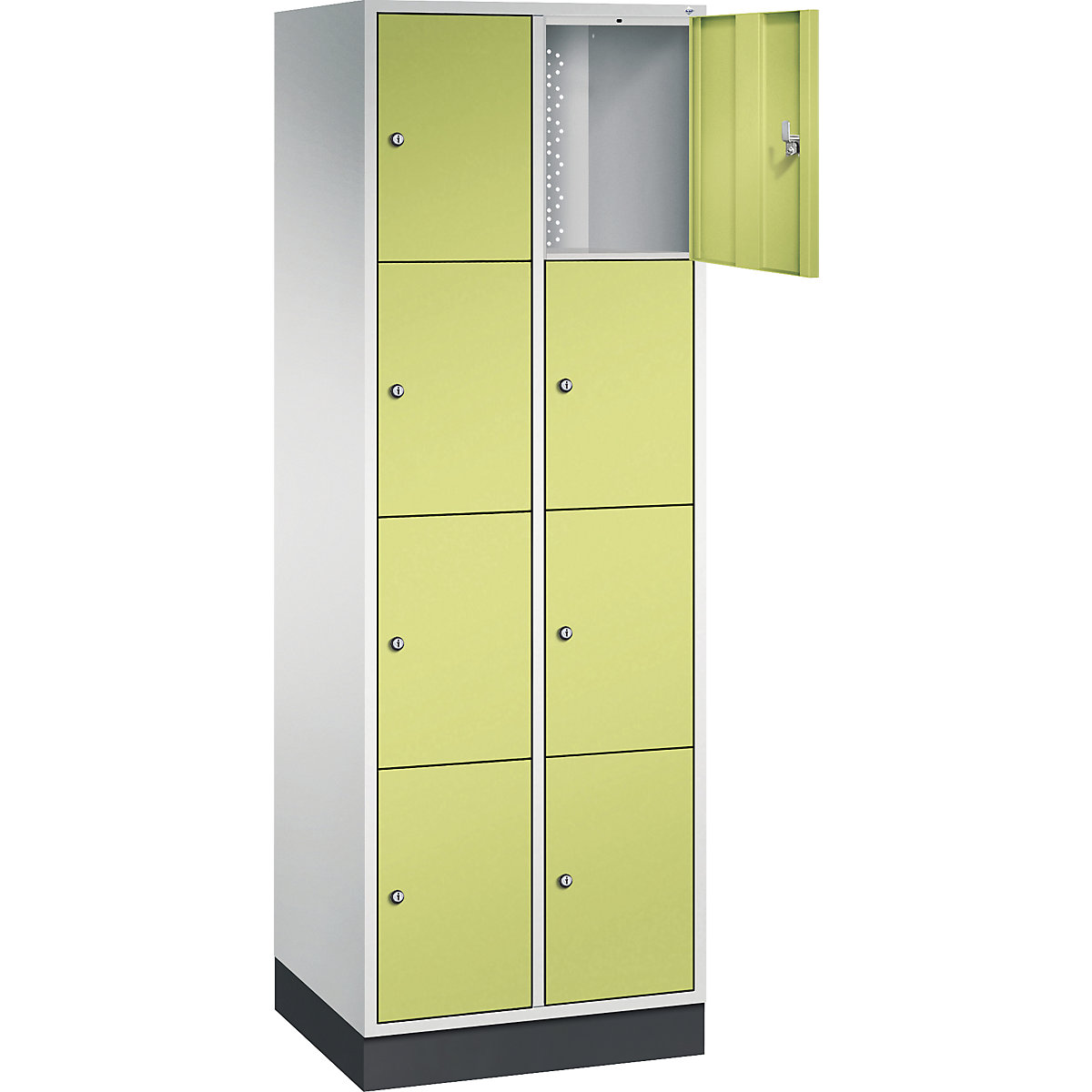 INTRO oceľová skriňa s uzamykateľnými priehradkami, výška priehradky 435 mm – C+P (Zobrazenie produktu 33)
