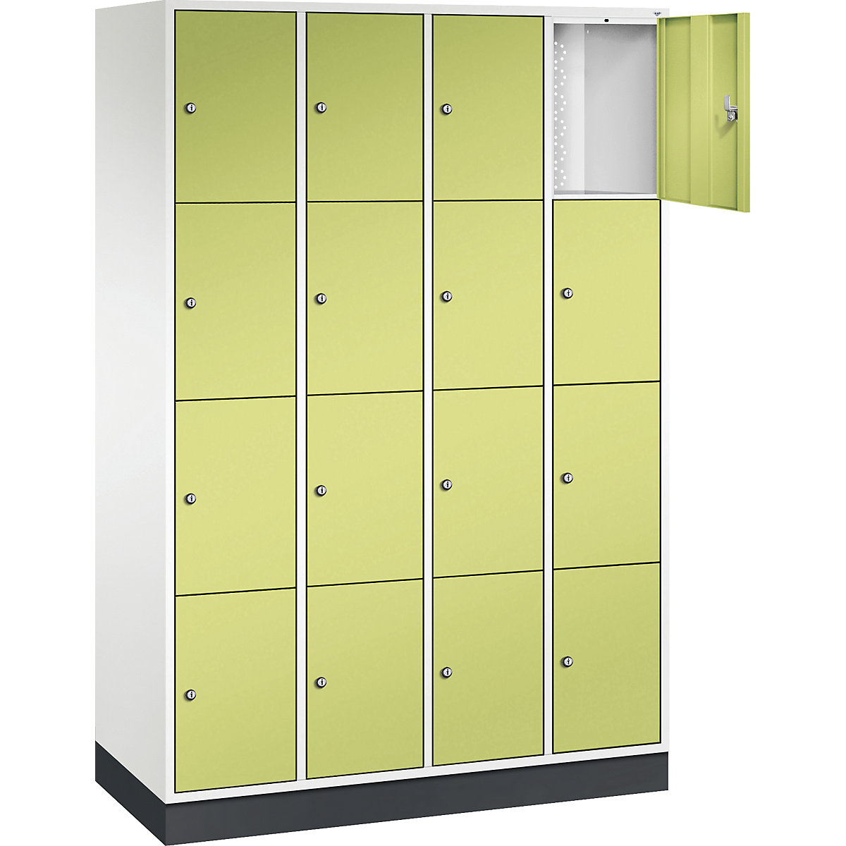 INTRO oceľová skriňa s uzamykateľnými priehradkami, výška priehradky 435 mm – C+P (Zobrazenie produktu 36)