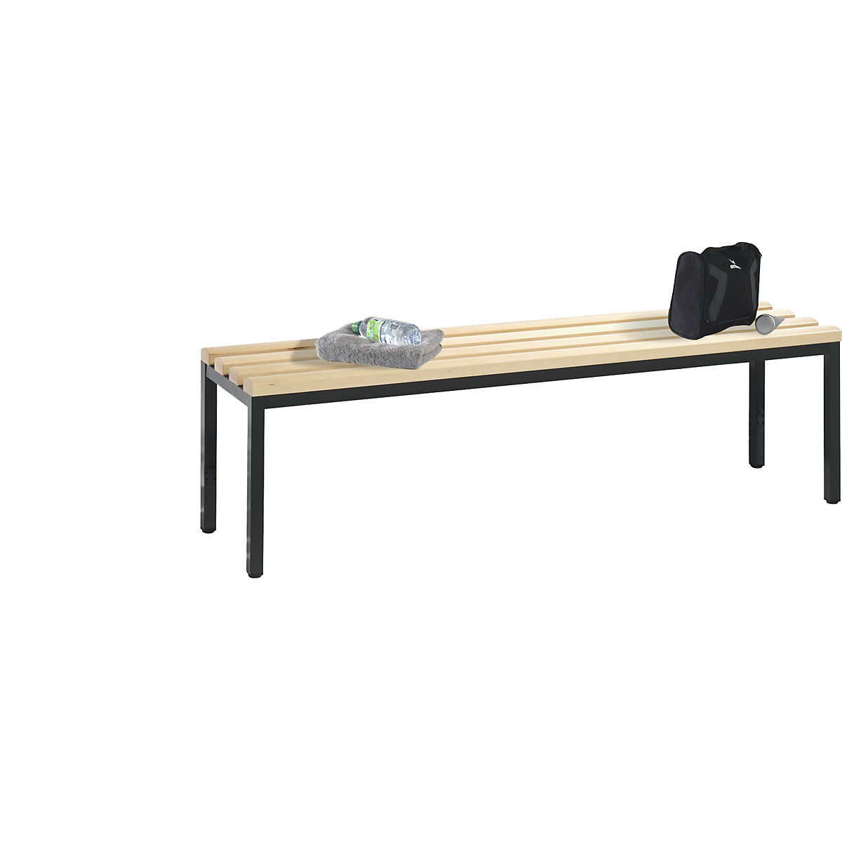 Šatňová lavica BASIC – C+P, bukové drevo, dĺžka 1500 mm-2