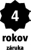 4-ročná záruka