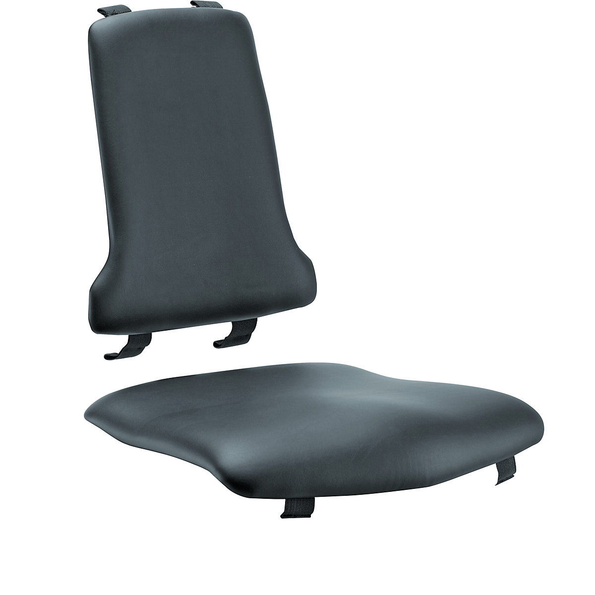 Polster bimos, Standard-Ausführung, je 1 Polster für Sitz und Rückenlehne, Kunstleder-Polster, schwarz-3