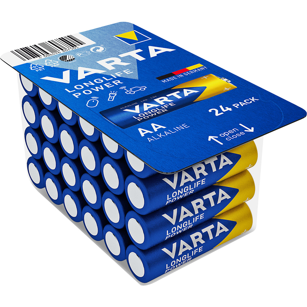 VARTA LONGLIFE Power Batterie, AA, VE 24 Stk