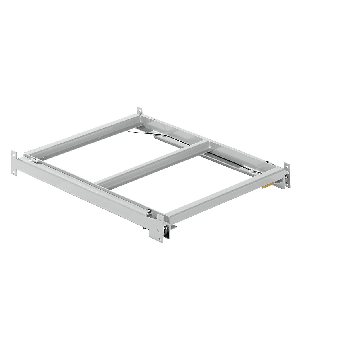 Auszugrahmen LISTA, BxT 890 x 1260 mm, Fachlast 800 kg, 65% ausziehbar, lichtgrau-7