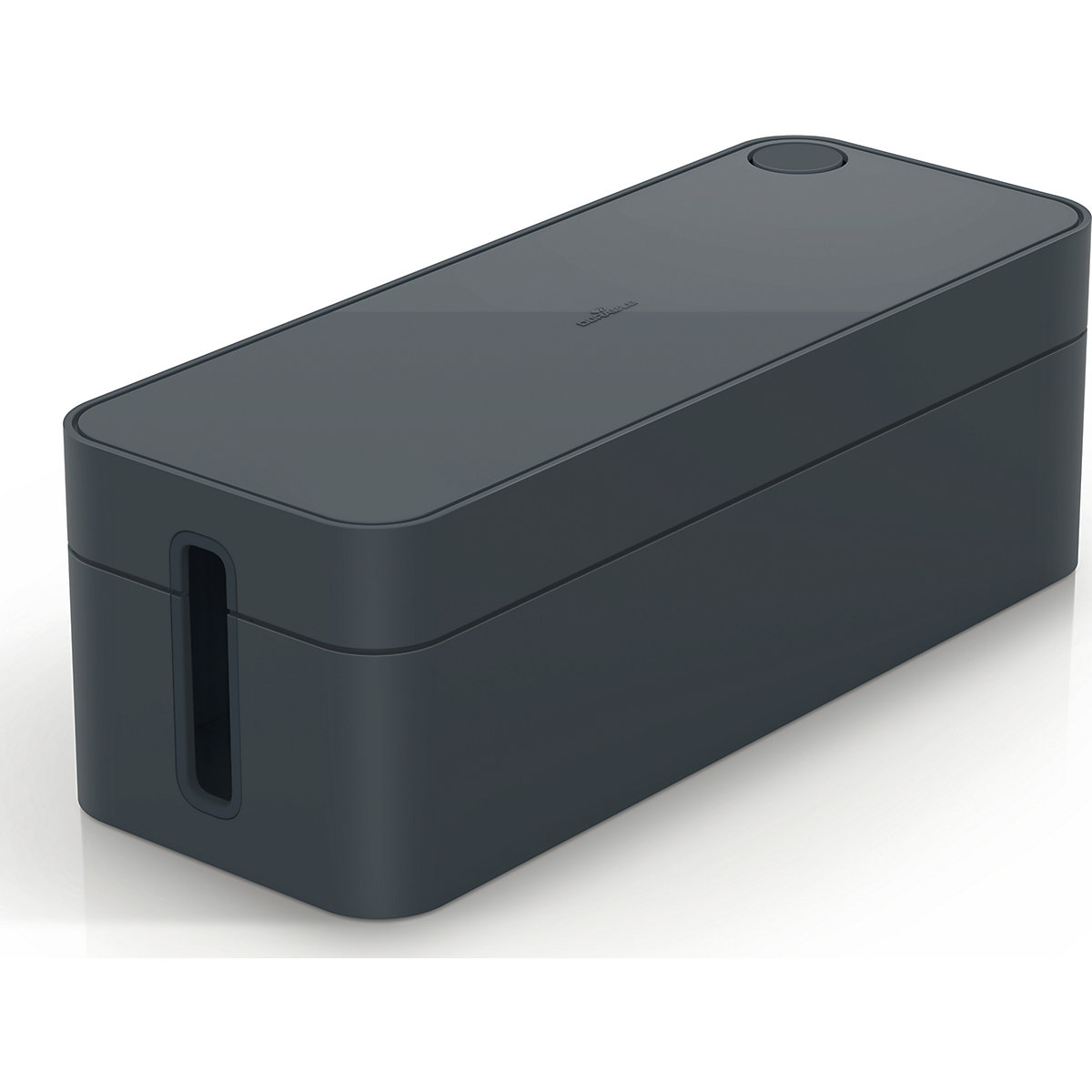 DURABLE Kabelbox CAVOLINE® BOX L, BxHxT 406 x 139 x 156 mm, VE 2 Stk, graphit