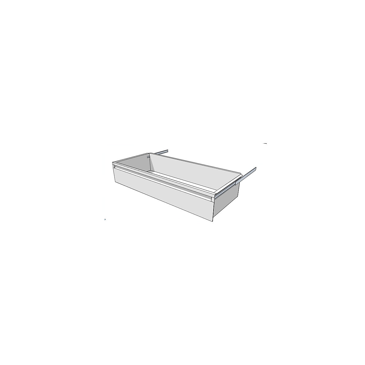 Schublade für Regal-Schranksystem, Höhe 175 mm, für Regaltiefe 400 mm