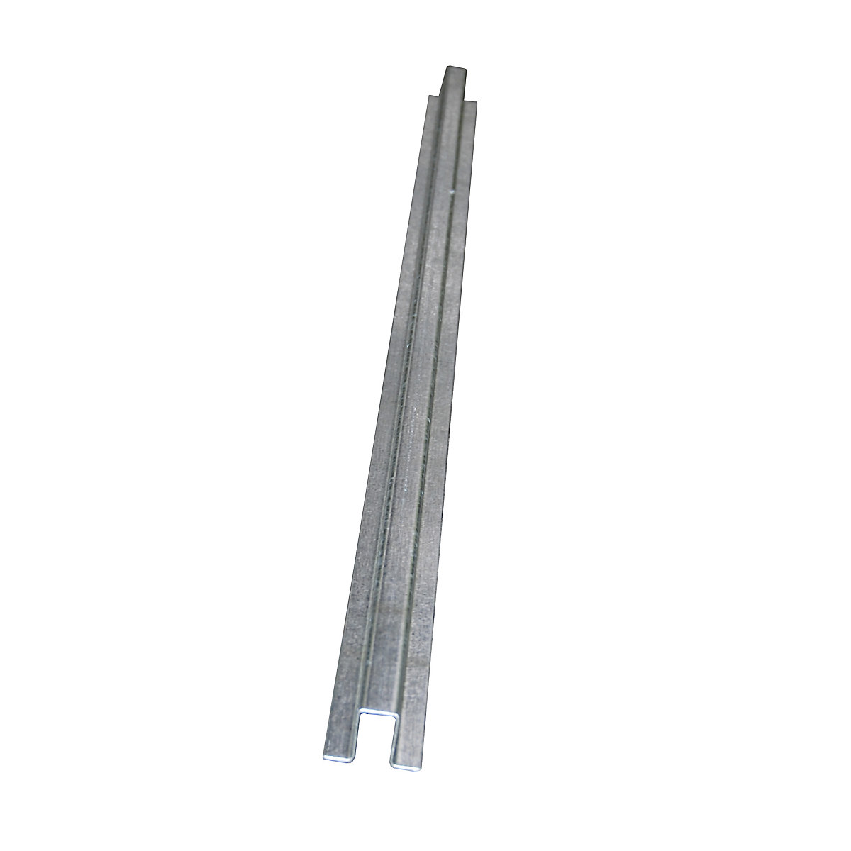 EUROKRAFTpro Wannenverbinder für niedrige Stahl-Flachwanne, Breite 55 mm, verzinkt, Länge 1350 mm