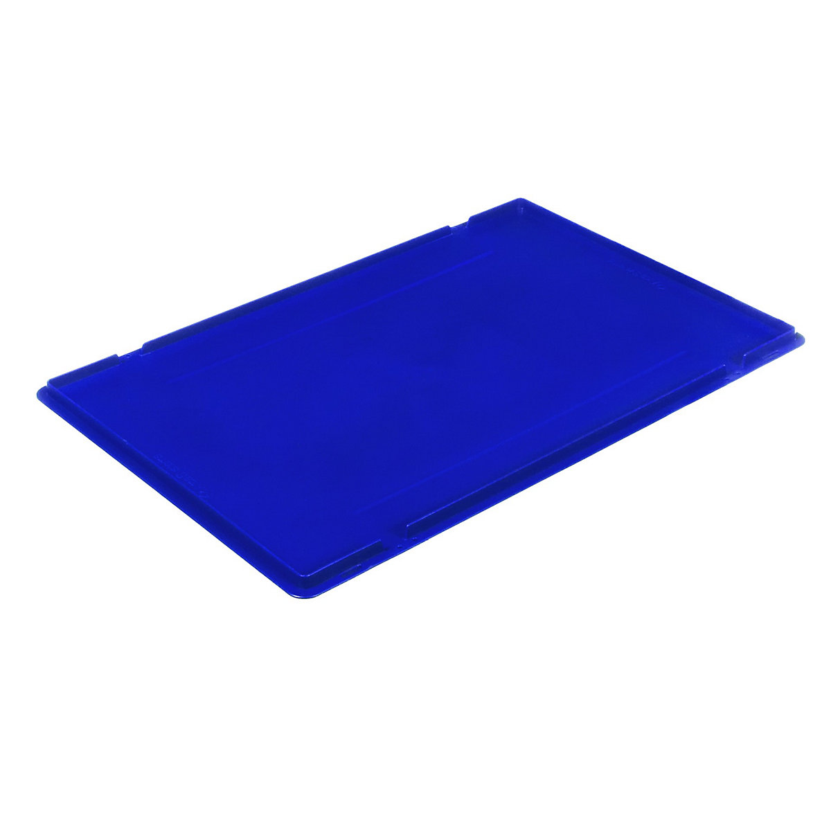 Auflagedeckel für RL-KLT-Behälter, aus PP, blau, LxBxH 594 x 396 x 27 mm-1
