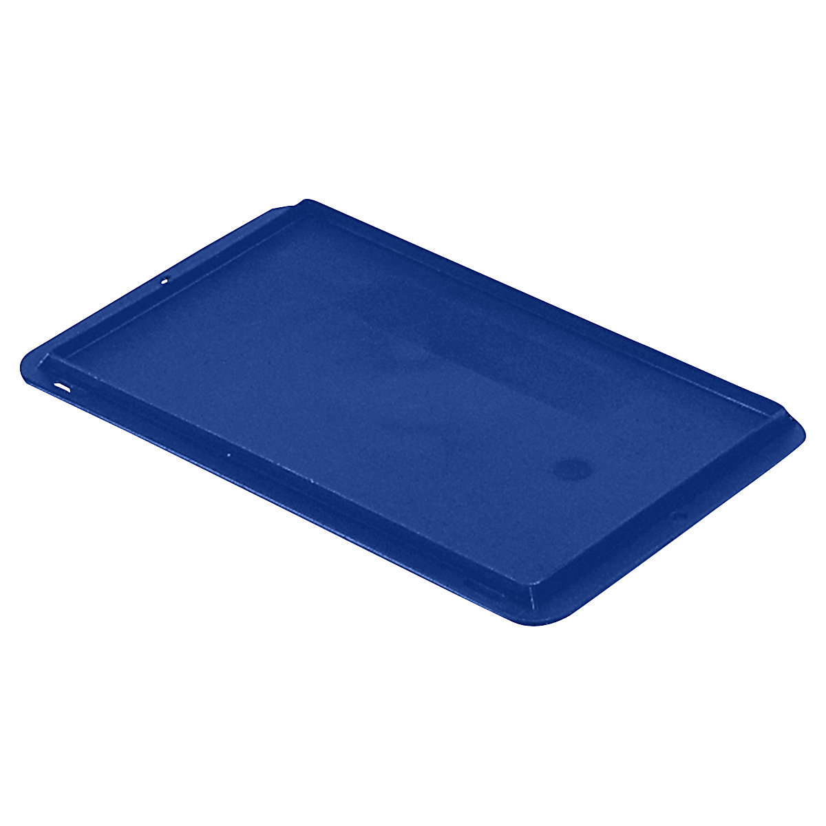 Auflagedeckel für Stapelbehälter, VE 4 Stück, LxB 300 x 200 mm, blau-2