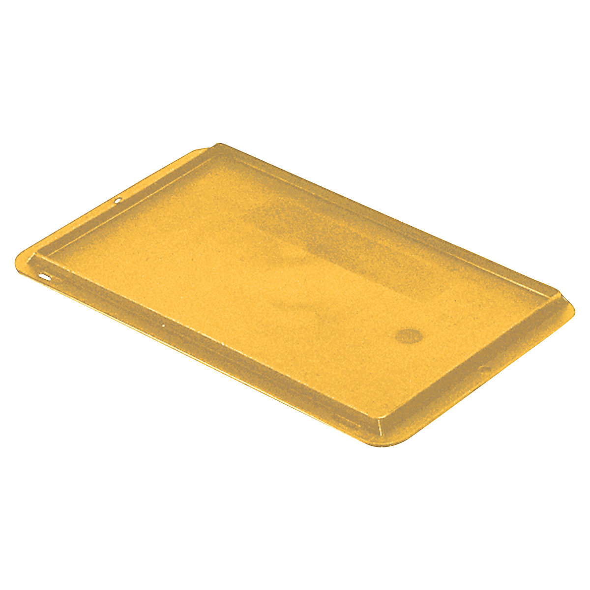 Auflagedeckel für Stapelbehälter, VE 4 Stück, LxB 300 x 200 mm, gelb-3