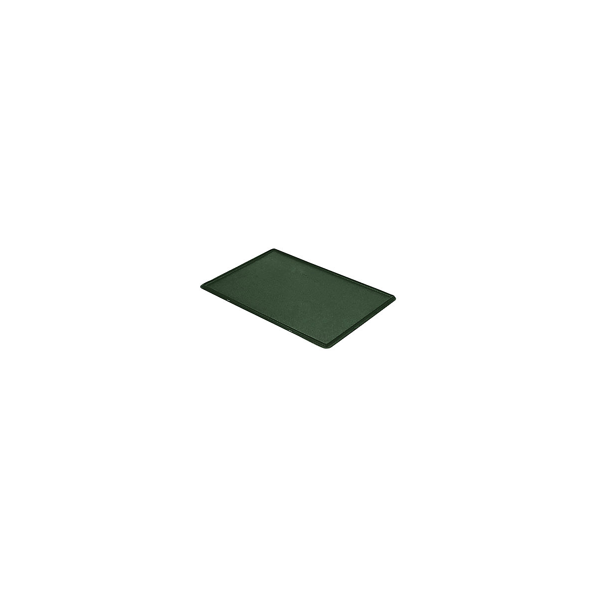 Auflagedeckel für Stapelbehälter, VE 4 Stück, LxB 600 x 400 mm, grün