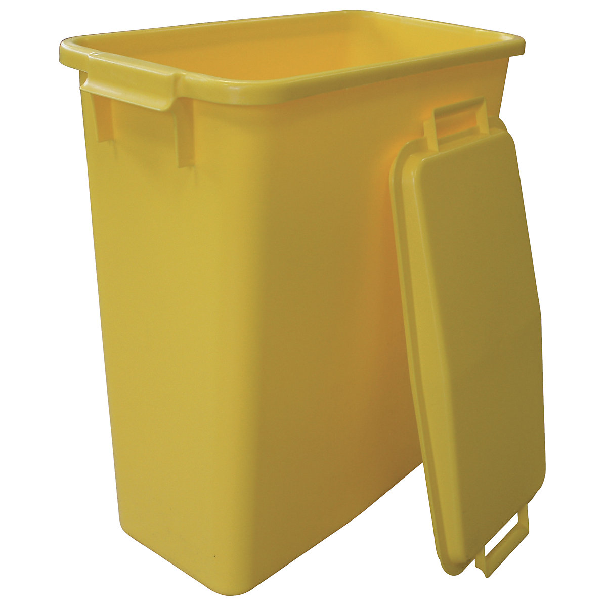Steckdeckel, mit 2 Handgriffen, für Inhalt 60 l, lose aufliegend, gelb-2
