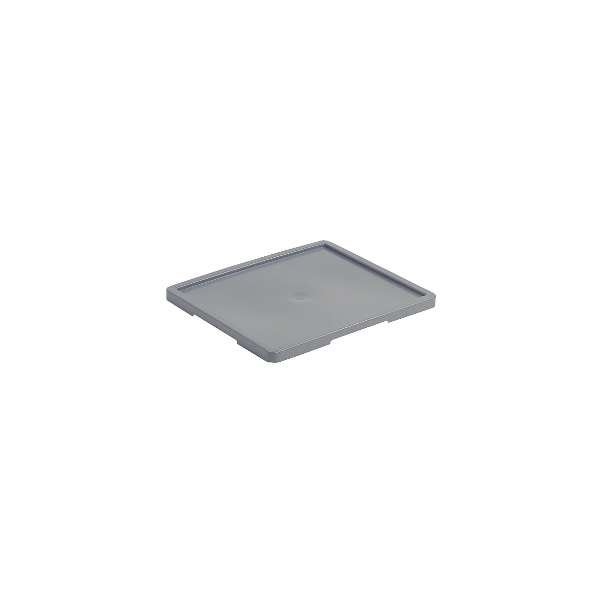 Deckel, für Kastengröße Außen-LxB 525 x 455 mm, grau