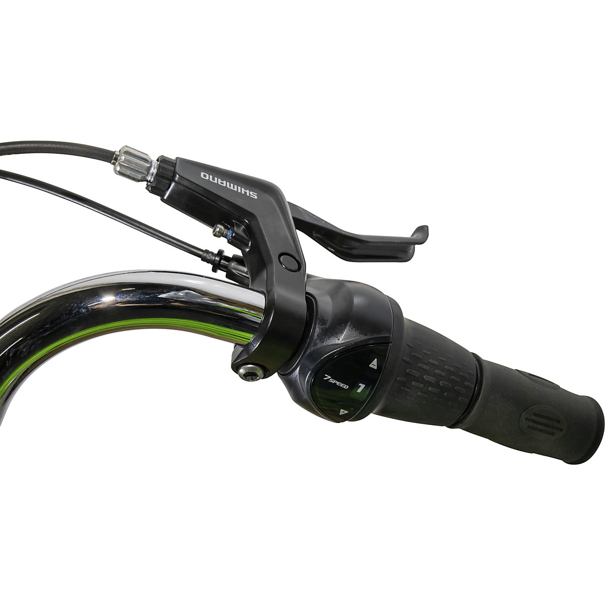 Shimano Nexus Gang-Nabenschaltung, Schaltung über Drehgriffschalter, 7 Gänge-1