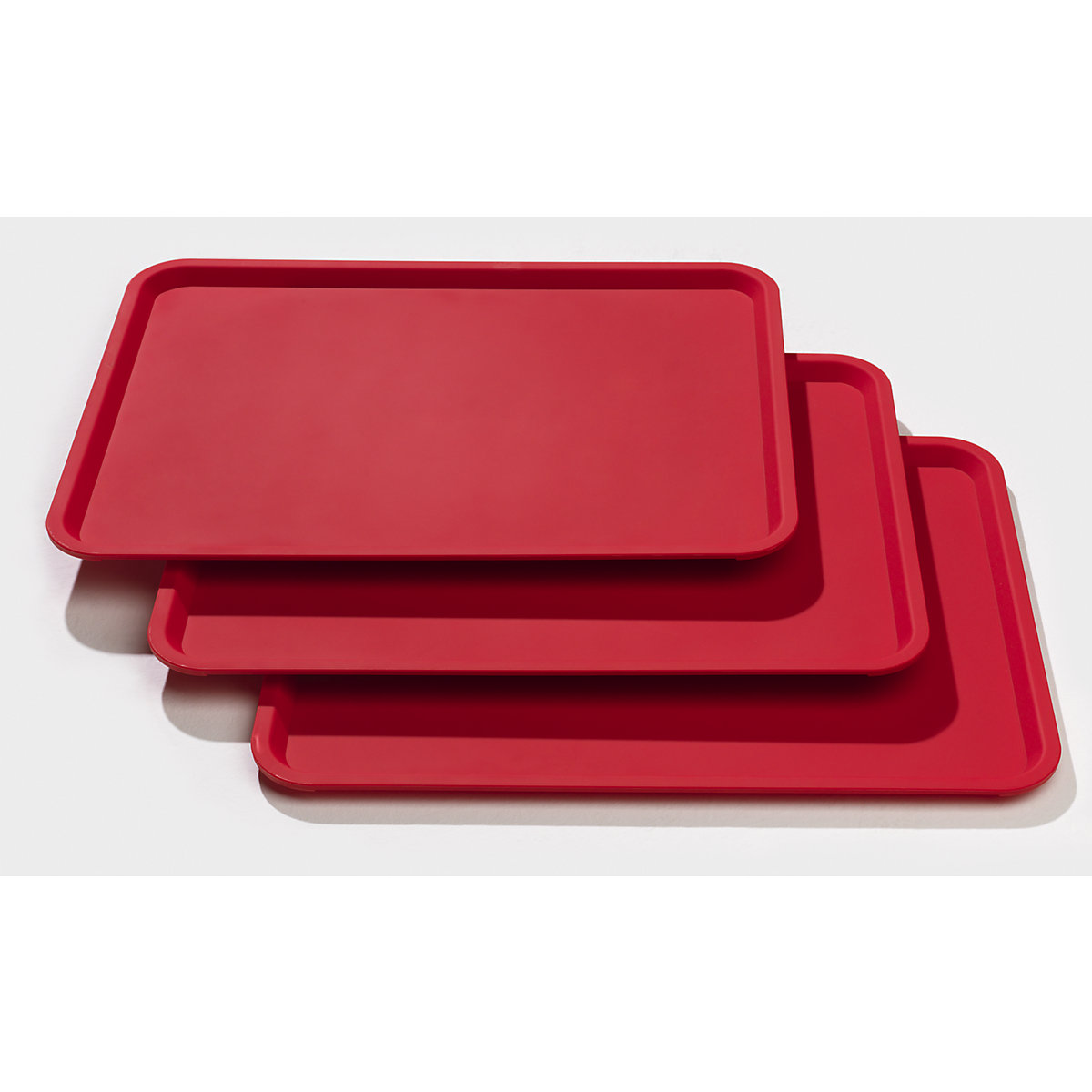Kongamek Tablett für Servierwagen, VE 3 Stk, rot