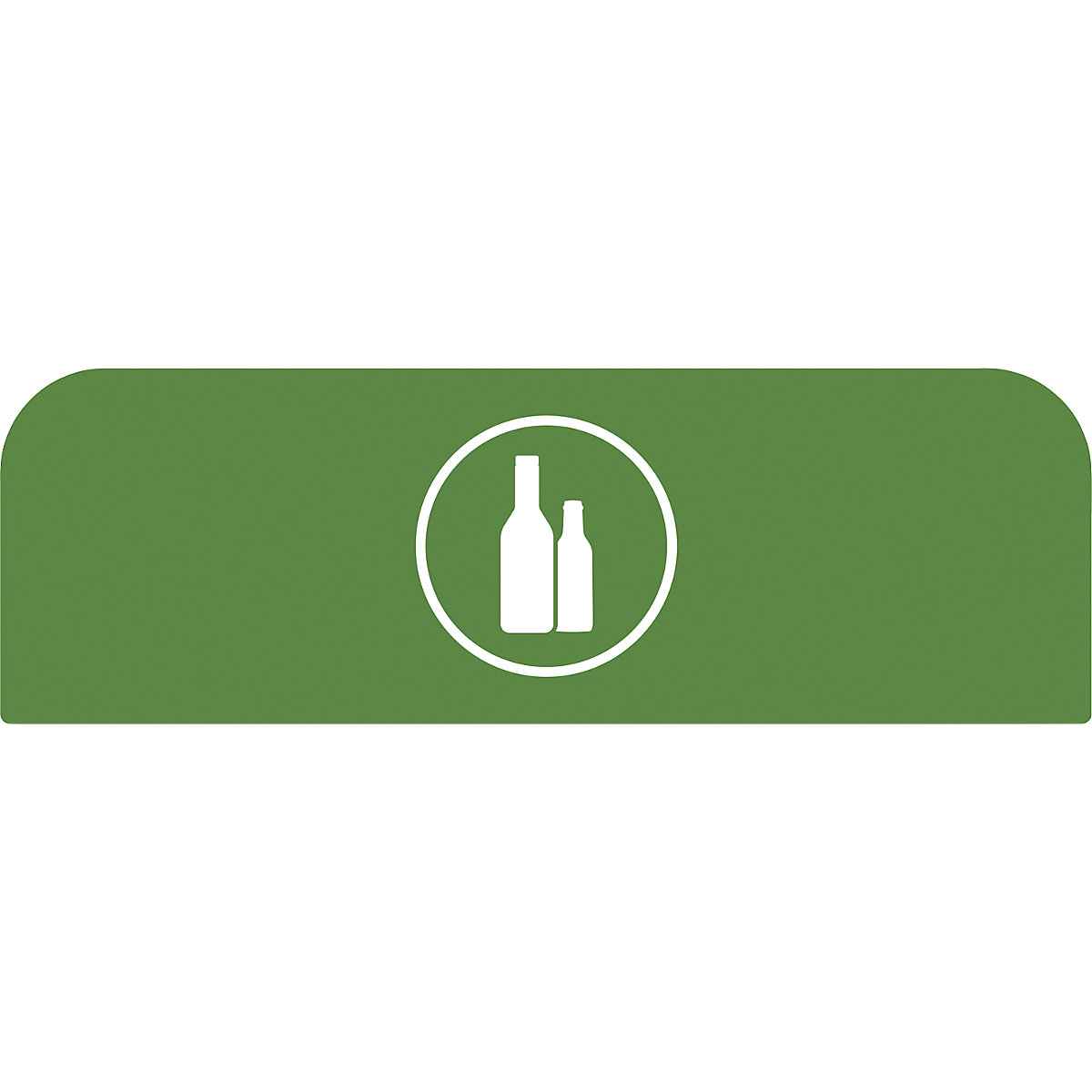 Hinweistafel Configure™ Rubbermaid, für 87-l-Behälter, grün